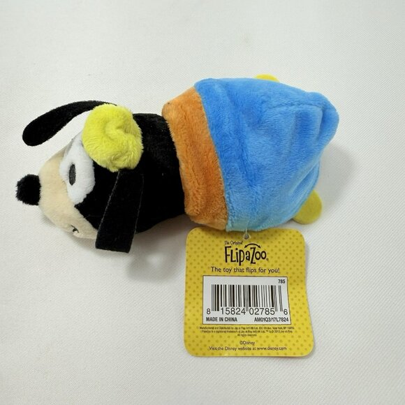 Jay Play Disney Flipazoo Mickey Mouse Goofy Flip Plush Toy Reversible Mini Small - Picture 5 of 12